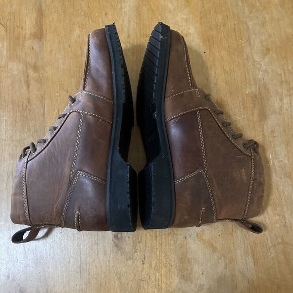 Duluth Trading Company Leather Boots, Men's Size 9 Wide Brown Lace Up - Picture 6 of 10